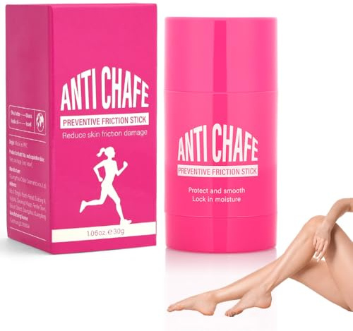 AOOWU Bálsamo Antirozaduras, Stick Antirozaduras Resistente al Sudor y Al Agua, Adecuado para Pieles Secas y Sensibles, Crema Antirozaduras Antifriccion para Uso en Muslos, Hombros, Pecho y Pies