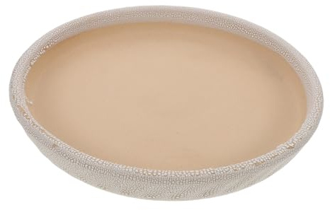 SUPVOX Sottovaso in Ceramica Vassoio per Vasi da Fiori in Ceramica Vassoio di Drenaggio per Vasi Piccolo Piatto per Fiori
