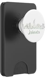 Jakarta Indonesia Travel Souvenir City Gift PopSockets PopWallet for MagSafe