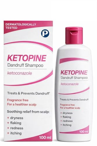 Ketoconazole 2% Medicated Shampoo – Anti-Fungal Anti-Dandruff Shampoo for Itchy, Flaky Scalp, 100ml