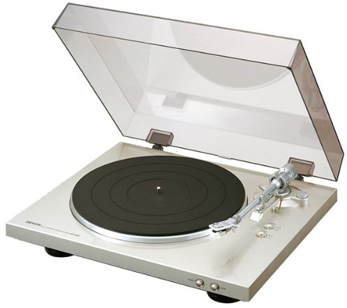 Denon DP-300F Audio-Plattenspieler mit Riemenantrieb Schwarz, Silber
