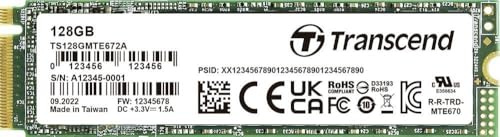 128GB PCIe NVMe SSD by Transcend