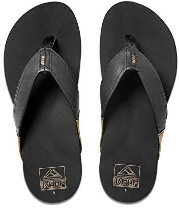 Reef Men's Newport Flip-Flop, Black, 12 UK