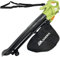 Soffiatore per foglie, 3 in 1, 3000 W, elettrico, da giardino, con ruote, borsa per raccolta foglie da 35 l, cavo da 10 m, design leggero, aspiratore per foglie, rapporto di triturazione 10: 1