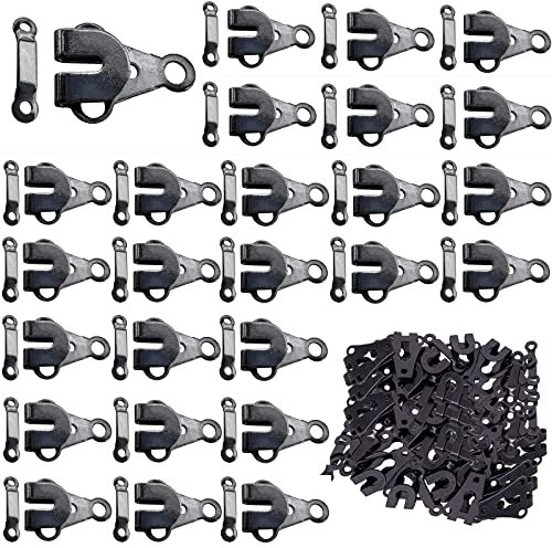 50 Stück Hosenhaken Haken Verschluss, Hosenhaken Ösen Verschluss Ersatz Hosenhaken Verschlüsse, Nähen Hosenhaken Haken für Nähen DIY Basteln Kunst BH Kleid Röcke Jeans Reparatur Kleidung