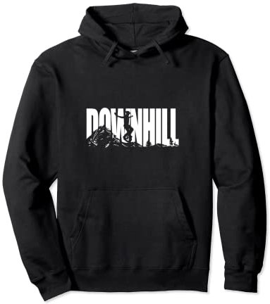 Downhill Monowheel Einrad Fahrerin Rad Zirkus Radsport Pullover Hoodie