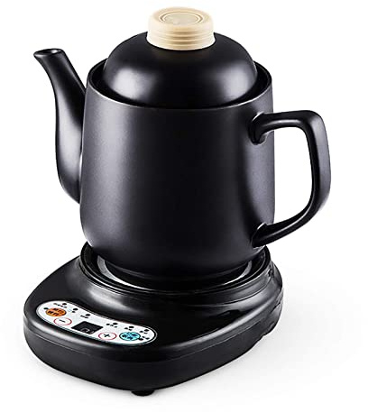 oUyOo Bouilloire Électrique en Céramique Domestique Pot De Santé Pot De Médecine Chinoise Pot De Décoction Multifonctionnel Petit Mini 1-2 Personnes