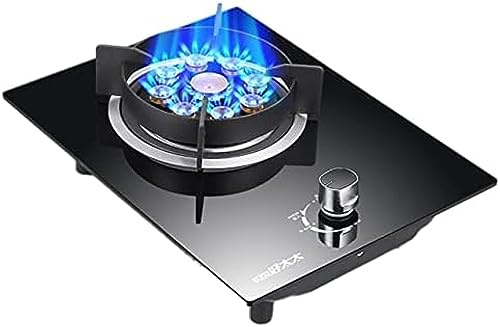 Table De Cuisson À Gaz 33 Cm Plaque De Cuisson À Gaz Intégrée, 5,2 KW Neuf Cavités Fierce Fire NG/LPG Cuisinière De Cuisine ， pour Réchauffer, Cuire, Bouillir, Frire, Mijoter [Classe Énergétique