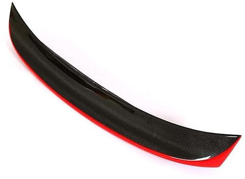 DLHFC Auto Heckspoiler Flügel für BMW 3 Series E46 325Ci 330Ci M3 Base Coupe 2-Door 1998-2005, Kohlefasermaterial Dach Heckflügel Spoiler Performance Tuning Lippe Wing Dekoration Zubehör