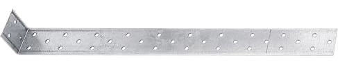 Alberts 855758 Flachstahl-Betonanker | sendzimirverzinkt | 400 x 40 x 40 mm | 10er Set