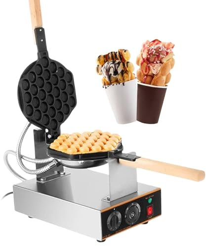 Bubble Waffle Maker, Rapid Heating And Molding, For Egg Waffles Of Various Flavors, Commercial Egg Waffle Iron