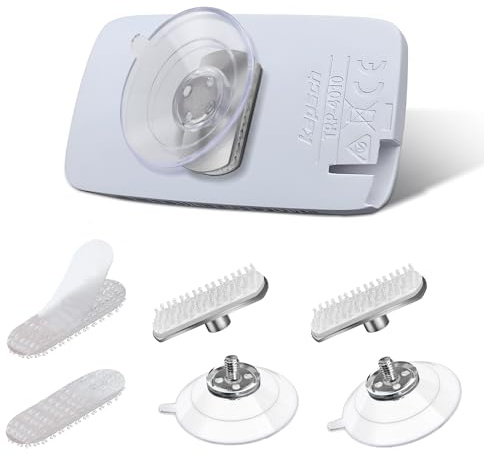 NEWZEROL 2 Pièces Support Télépéage Pare Brise | pour Kapsch TRP-4010, Q-Free N11144, Ulys, Bip & Go, Kapsch TS3203 et Autres Telepeage, Ventouses Sans Résidus de Colle
