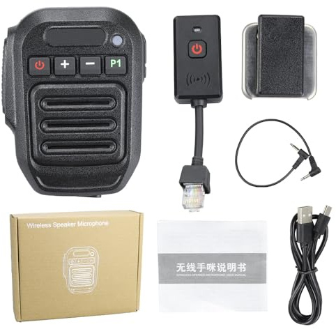 Vineyuan K8 Bluetooth Wireless Mobile Auto Radio Mikrofon Lautsprecher für Amateurfunkgeräte (for ANYTONE)