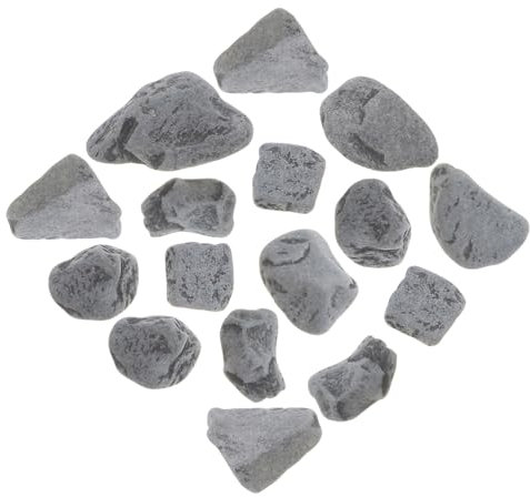 BAZEITFLOW Elegante Aquariensteine Schwarzer Kies Für Aquarien Blumentöpfe Sicheres Steinmaterial Einfache Wartung
