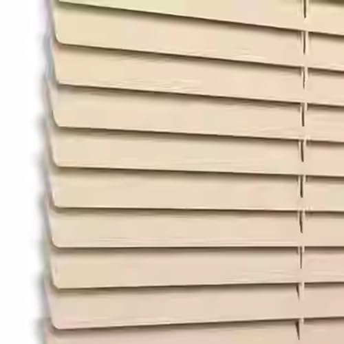 Tapparella in Alluminio Lamelle 25 mm Tende Alla Veneziana Orizzontali in Metallo Cortina Privacy Protezione Solare Casa Ufficio Persiane Oscuranti Tendine avvolgibile (W120cm×H180cm,yellow)