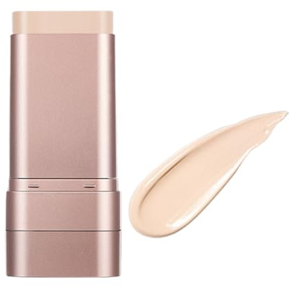 VYIBPDY Corrector en barra 2 en 1, Corrector de Crema Mate, Impermeable y a largo Plazo, Cubre Marcas de Acné, Manchas, Círculos Oscuros, Poros Gruesos（Marfil）