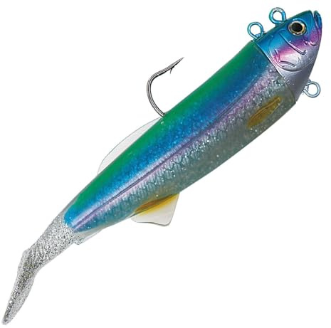 Paladin Norwegen Gummifisch mit Jighaken 26cm 455g - Gummifische zum Dorschangeln, Gummiköder zum Pilken & Jiggen, Kunstköder