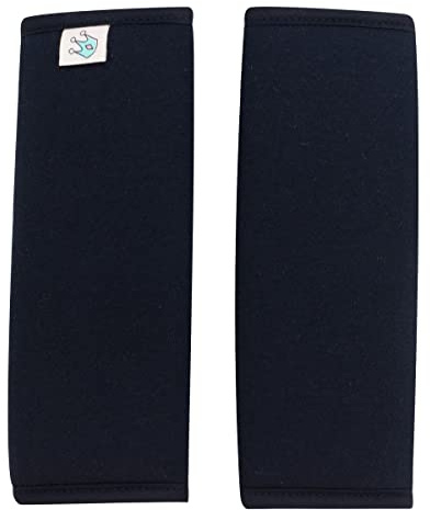 JYOKO KIDS Gurtpolster Universal für Babyschale, Buggy, Autositz (20,5 x 21, Black Series)