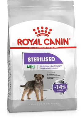 Sterilised Mini | Trockenfutter für kleine kastrierte Hunde | 1 kg | Royal Canin | Alleinfuttermittel | Zur bedarfsgerechten Fütterung nach der Kastration, angepasster Energiegehalt