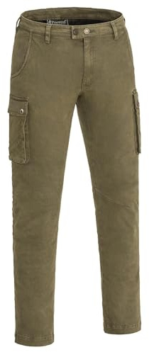 Pinewood Herren Serengeti Hose - Outdoorhose Herren - bequem und vielseitig mit hohem Baumwollanteil für EIN angenehmes Tragegefühl, mit vielen praktischen Taschen | Trageangenehmes Baumwoll-Stretch-Material. 2 Cargo-Pattentaschen und 2 Schubtaschen. Tight Fit.