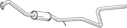 BOSAL Silenziatore centrale 288-185