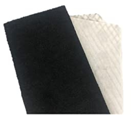 2er Set Fett- und Aktivkohlefilter für Fritteusen, Universal Kombifilter, Individueller Zuschnitt,