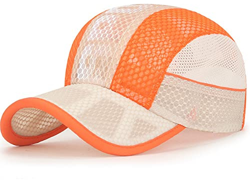 Barn basebollkeps meshkeps justerbar barn snapback truckerkeps andas anti-UV toppmössa snabbtorkande cool sköldmössa sommar solhatt för utomhus flickor pojkar 4–10 år gammal, Beige