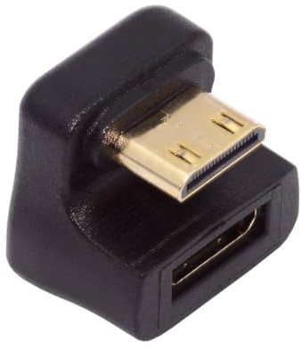 Chenyang Adaptateur de conversion et d'extension HDMI mâle vers HDMI femelle mini 8K@60Hz 4K@120Hz avec angle vers le haut de 180 degrés