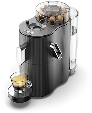CoffeeB by café royal - Globe Black - Kaffeemaschine entwickelt für die Verwendung von Coffee Balls