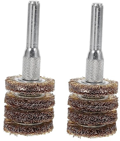 SOLUSTRE 2pcs Wire Brush for Drill Electric Wire Brush for Cleaning Rust Polishing Drill Attachment