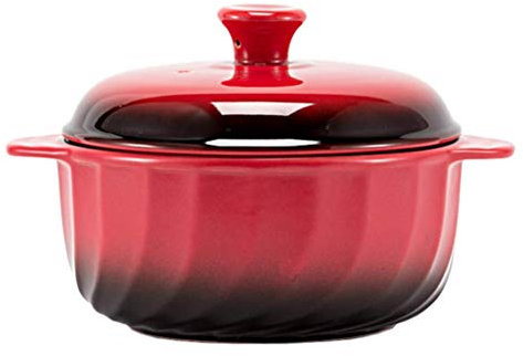 Juego de Mini cazuelas con Tapa, ovaladas, moldes de cerámica para Horno, Cuencos para Hornear