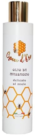 Olio da Massaggio Corpo - Olii naturali e estratto di Miele - 200ml