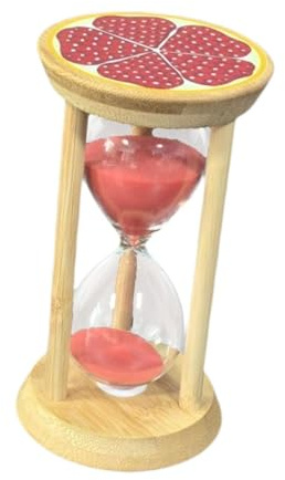 DimyFew Mini reloj con temporizador de 30 minutos, herramienta sensorial para cocina y decoración, Rojo, tal como se describe