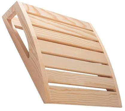 Appui-tête de sauna en bois fait à la main - oreiller support du cou ergonomique pour relaxation vapeur | Spa & Supplies Hommes, femmes, adolescents, filles garçons confortables et conviviales