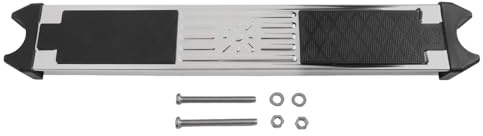 Scaletta per piscina in acciaio inox con cuscinetti in gomma antiscivolo, pedali di ricambio per scale fuori terra e interrate per piscina, 50 x 7,5 x 2,5 cm