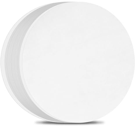 50 Pcs Non-Stick Parchment Paper Rounds - 14 Inch Precut for Baking, Tortilla Press, Cake Pan, Electric Grill