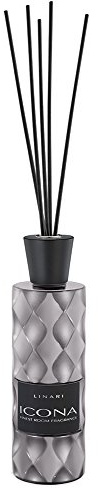 Icona Linari Diffuseur 500 ml avec bâtonnets capillaires Parfum Boukett