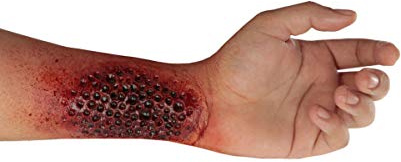 Horror-Shop Trypophobie Latex Wunde als krasses SFX Make-up für Halloween