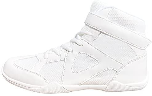 Danzcue Mid Top White Cheer Schuhe, Weiß (Weiß), 40.5 EU