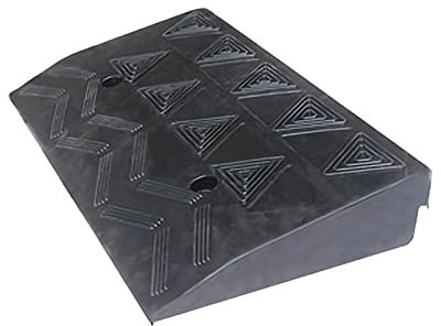 FYZS Rampe de Bordure de Trottoir Rampes de Frein, Bretelles de curbs Rampes de Caoutchouc Heavy Duty Duty Rampes Lightweight Heavy Duty Seuil Seuil pour Voiture de remorque Voiture Moto, Noir