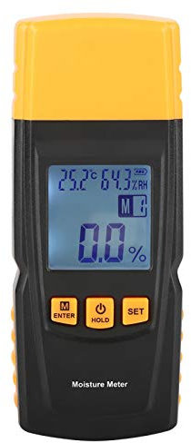 Igrometro per legno, GM610 Digital LCD 2 pin Misuratore di umidità per legno Tester Igrometro per legname Rilevatore di umidità