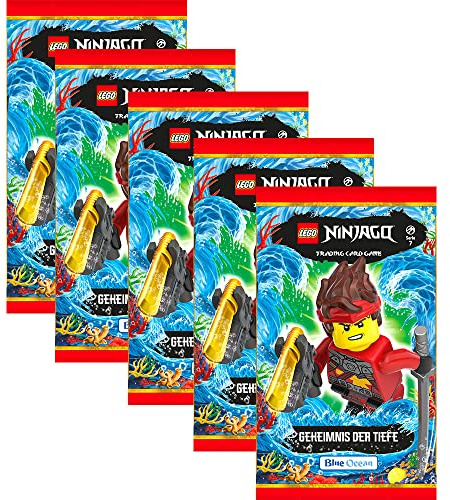 Lego Ninjago - Serie 7 Trading Cards - 5 Booster