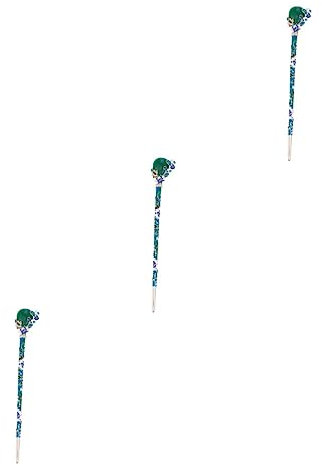 minkissy 3pezzi Bacchette Cinesi Decorative Per Stile Vintage Mollette Per Donne Accessorio Elegante Per Occasioni Speciali e Casual Verde