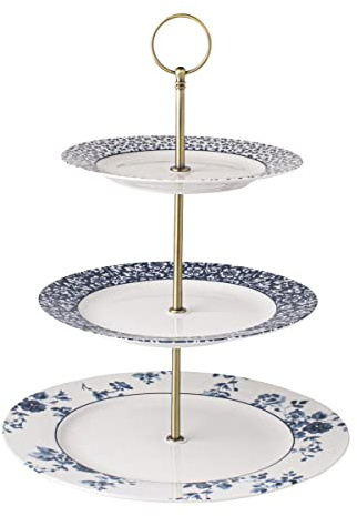 Laura Ashley Blueprint Collectables Giftset Etagere 3-Laags Porzellan