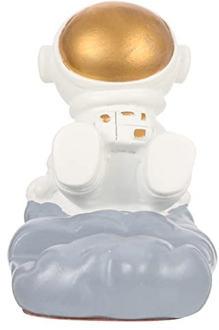 HOMSFOU Support De Téléphone Astronaute Décoration De Bureau Créative Et Pratique Support Mobile Adorable pour Maison Et Design Compact Et Gadget Insolite pour Amateurs Astronomie