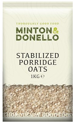 Minton & Donello - Stabilized Porridge Oats, 1kg