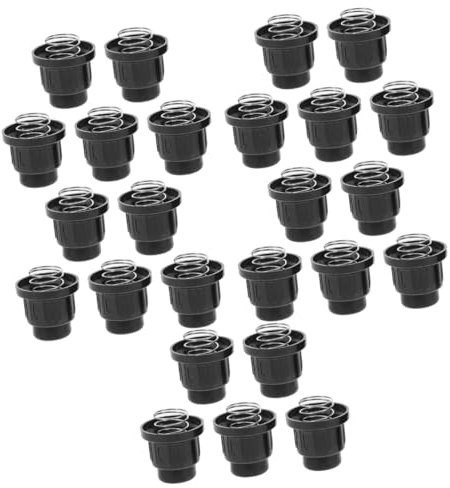 INOOMP 5 Sätze Zündkappe Drinnen Grill-zündknopfkappe Grills Zubehör Herdknauf Zünderkappe Aus Kunststoff Zündschalterkappe Ersatz-bedienknopf Für Den Herd Schwarz 5 Stück * 5