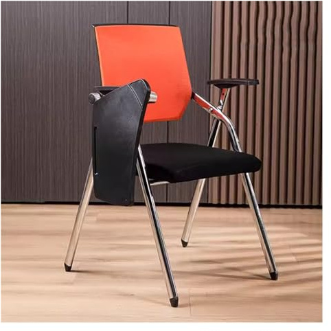TYHAYJYK Sillas para Salas de conferencias, sillas Plegables de Oficina con Tablero para Escribir, sillas para Estudiantes con Escritorio Integrado, sillas apilables con Brazo abatible par