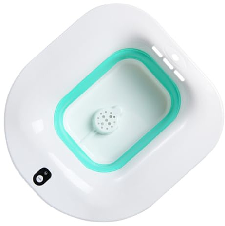MOTHNUR Elektrisches Sitzbad Sitzbadewanne Für Frauen Senioren Schwangere Mit Ergonomischem Sitzhygiene Schlauch Wiederverwendbar Bpa Frei Hygienebecken Zur Gynäkologischen Pflege