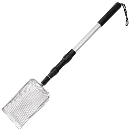 Pelle À Sable en Métal - Louche Réglable Dents De Requin, Outil Creusement Robuste, Pelle Tamisage Portable, Ramasseur Pratique Au Design Ergonomique | Métal, Requin pour La Recherche Coquillages,